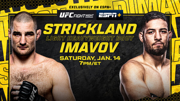 Watch UFC Fight Night: Strickland vs Imavov 1/14/23