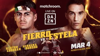 Watch Dazn Boxing Angel Fierro vs Eduardo Estela 3/4/23