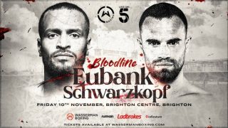 Watch Dazn Boxing Eubank vs Schwarzkopf 11/10/23