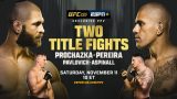 Watch UFC 295: Prochazka vs Pereira PPV 11/11/23